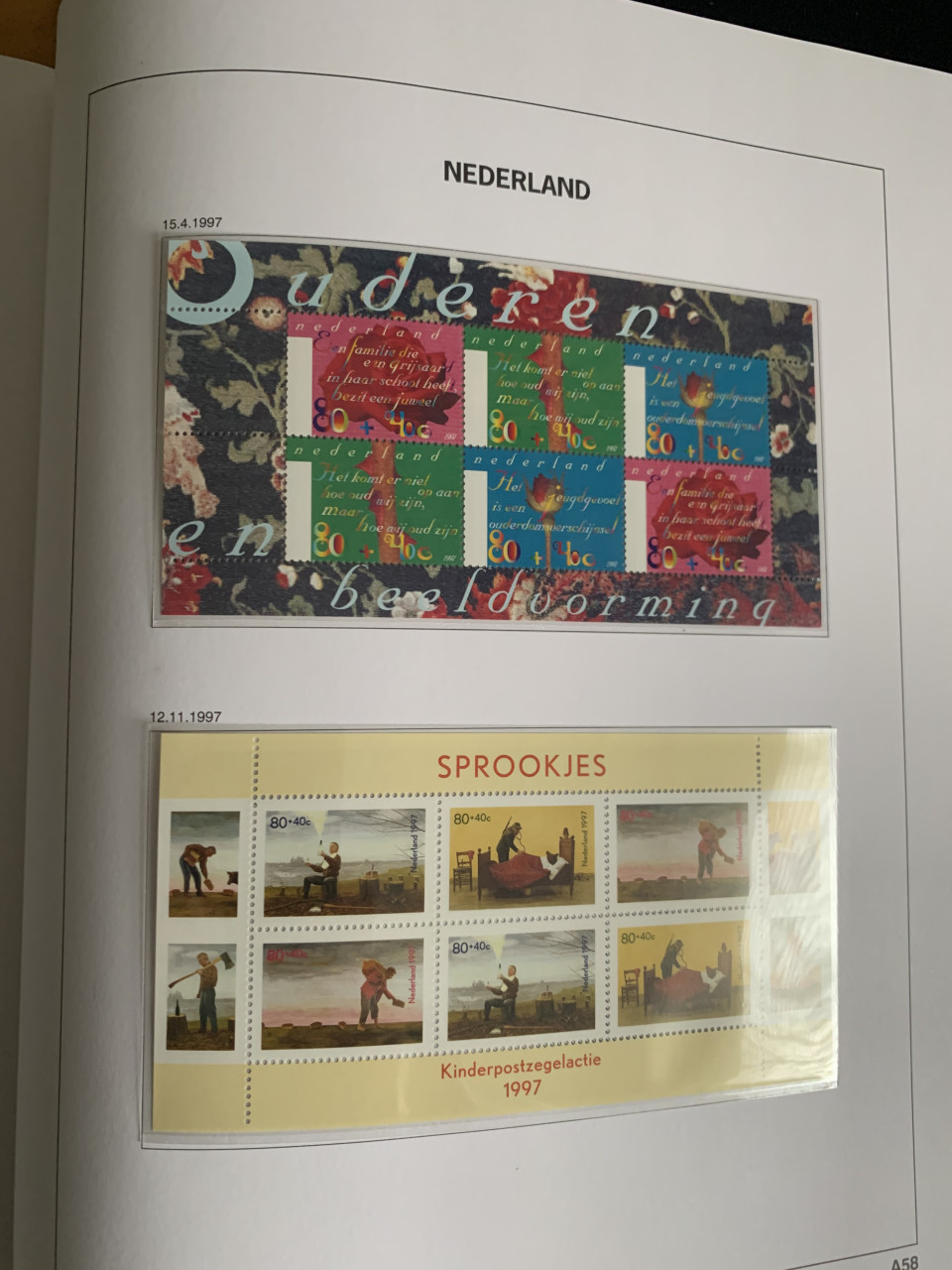 Nederland Davo de Luxe IV (1990-1999) helemaal gevuld postfris