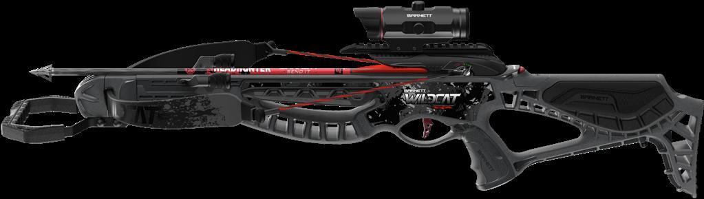 BARNETT WILDCAT CRX RECURVE CROSSBOW SET 280fps 195LBS PREMIUM DOT SCOPE