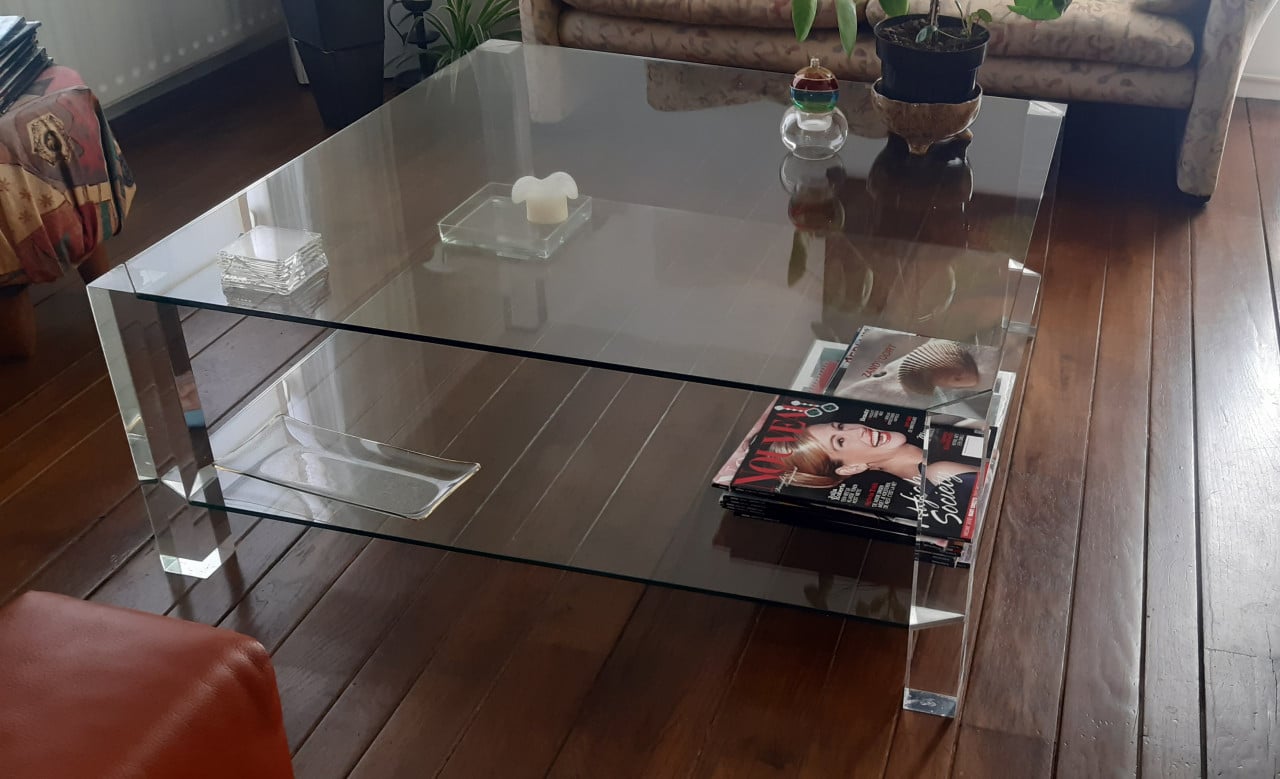 Glazen tafel