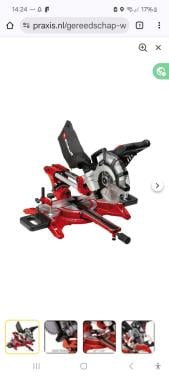 Einhell radiaal zaagmachine