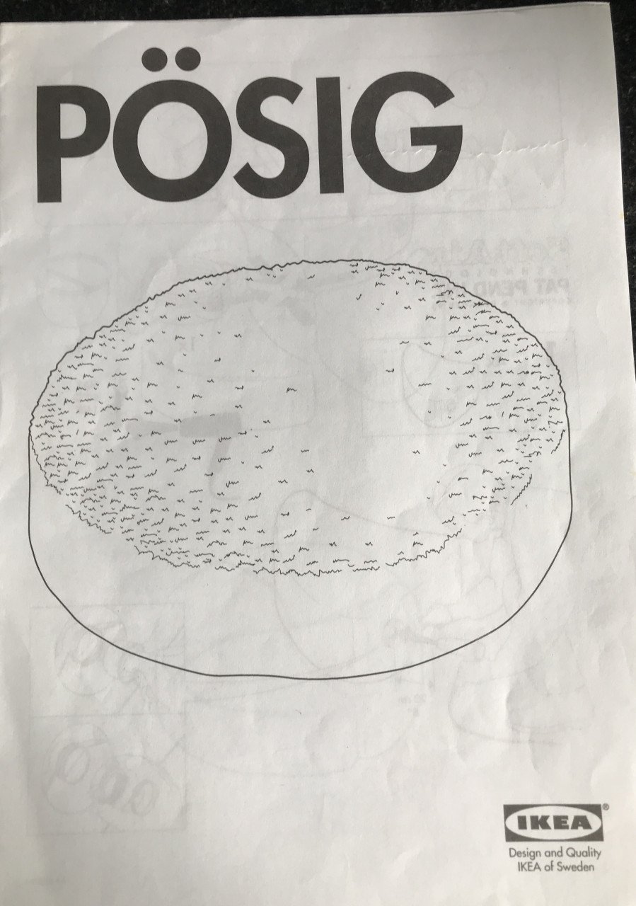 Opblaasbare poef met compartimenten