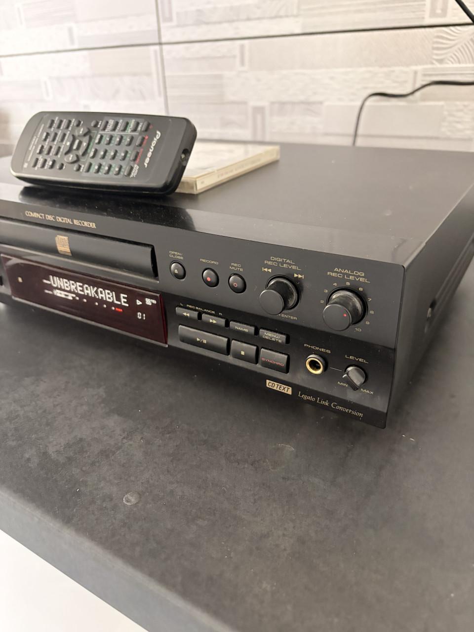 Pioneer cd speler recorder+ Afstandsbediening