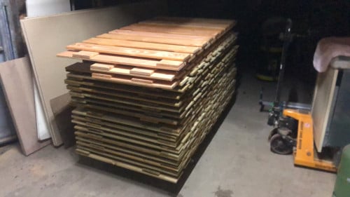 Nieuw schuttingschermen 90 cm hoog.  geimpregneerd