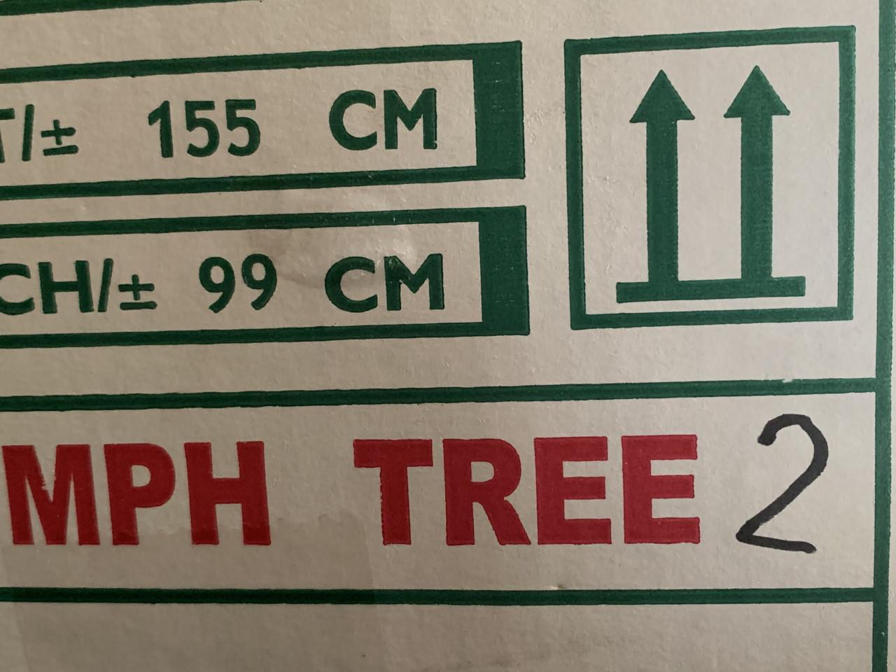 Kerstboom Triumph tree 1.55 hoog