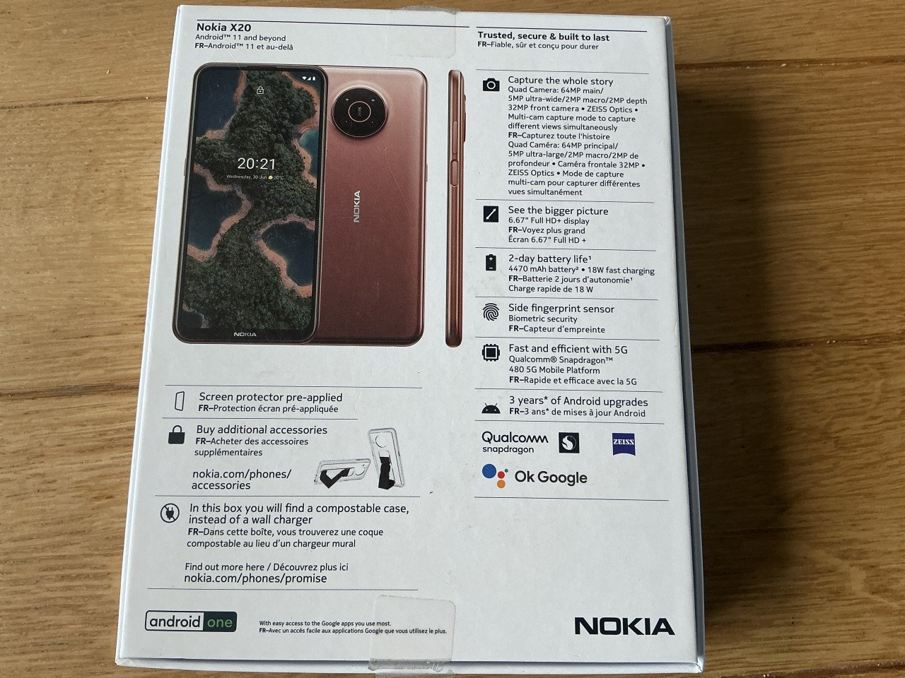Nokia x 20 telefoon