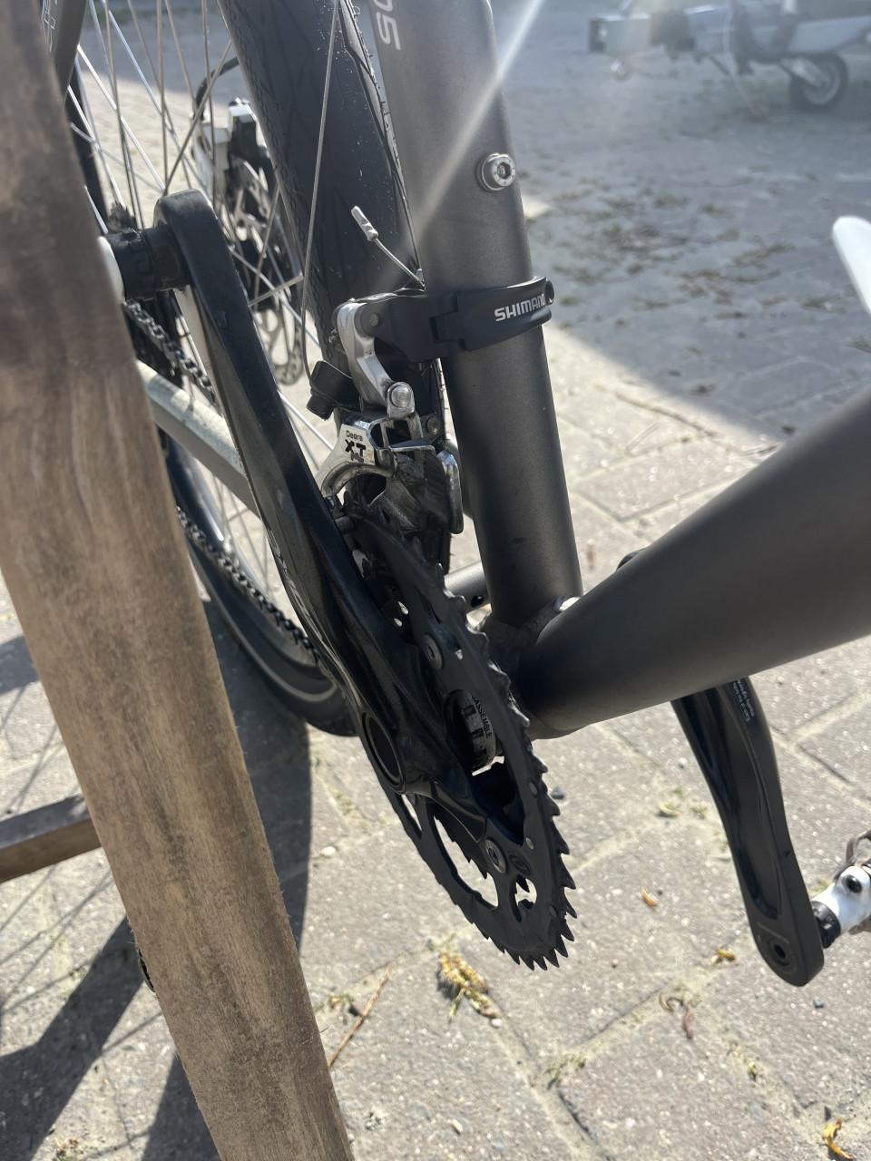 X-trail Mountainbike - 27 versnellingen, Shimano, Rock Shox