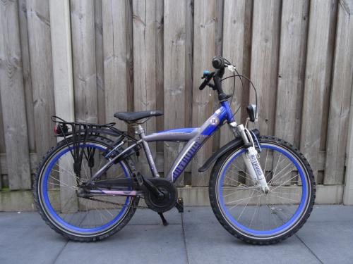 🌿 Batavus Snake Jongensfiets – 22 inch | Blauw/Grijs 💙🩶