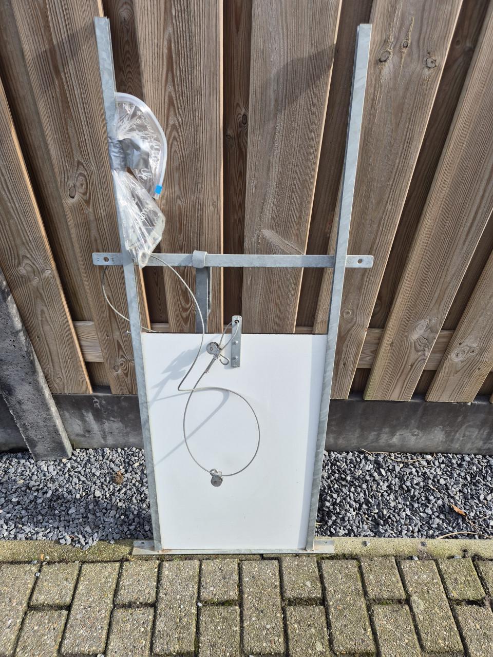 Schuif voor (honden)kennel