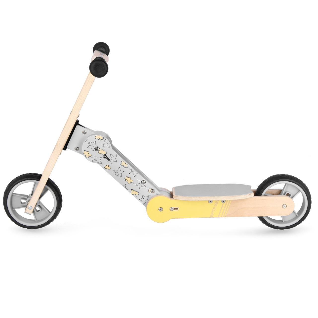 2 in 1 loopfiets en step