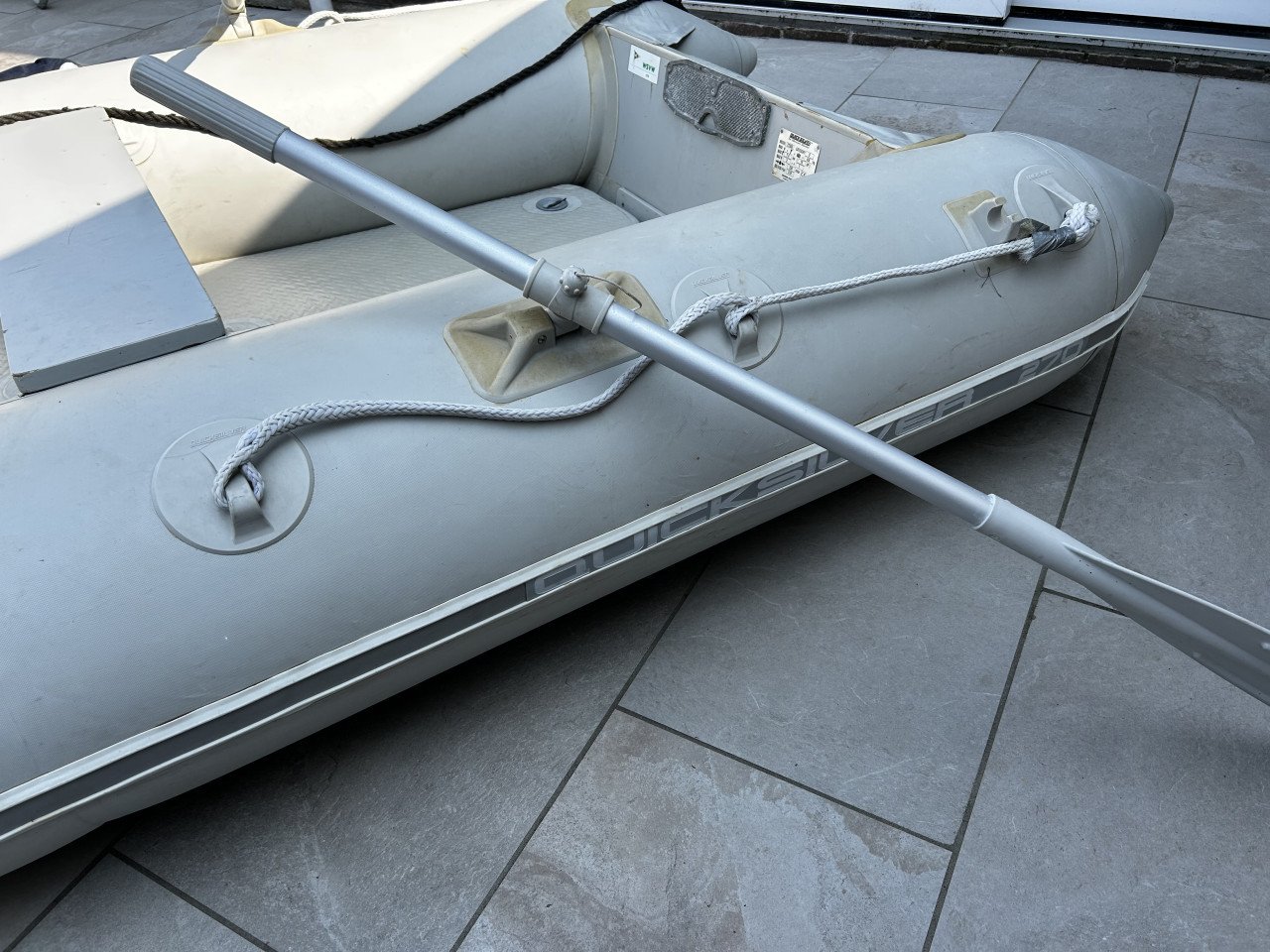 Rubberboot met motor