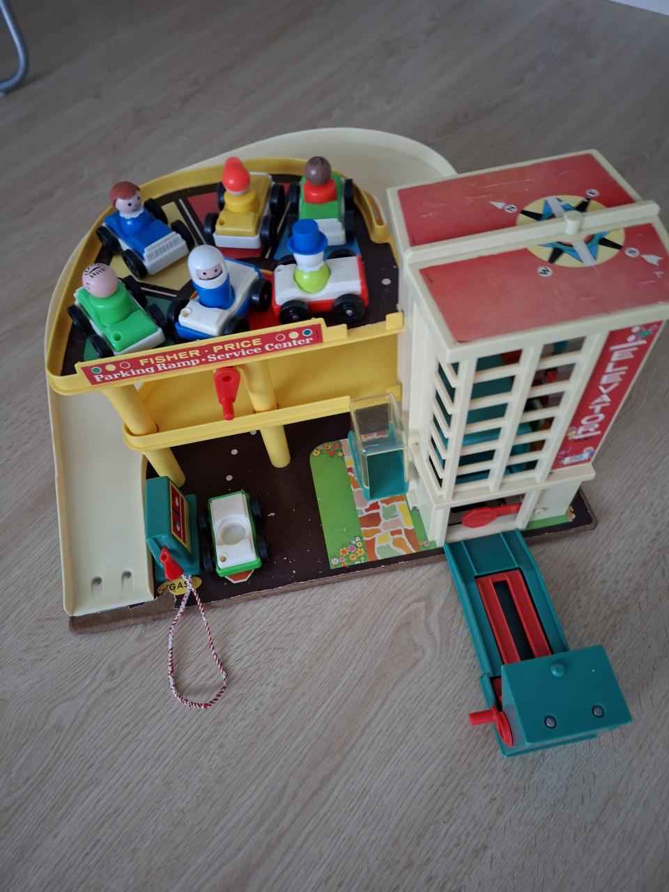 Vintage Fisher Price garage.