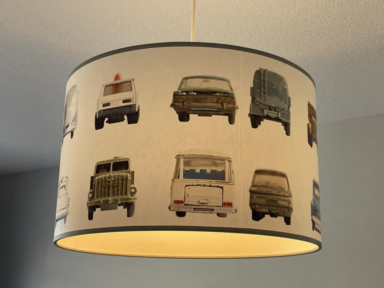 Leuke hanglamp kinderkamer Studio Ditte thema auto
