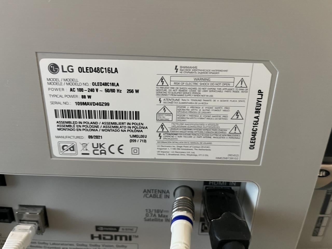 LG TV OLED48C16LA (2021)