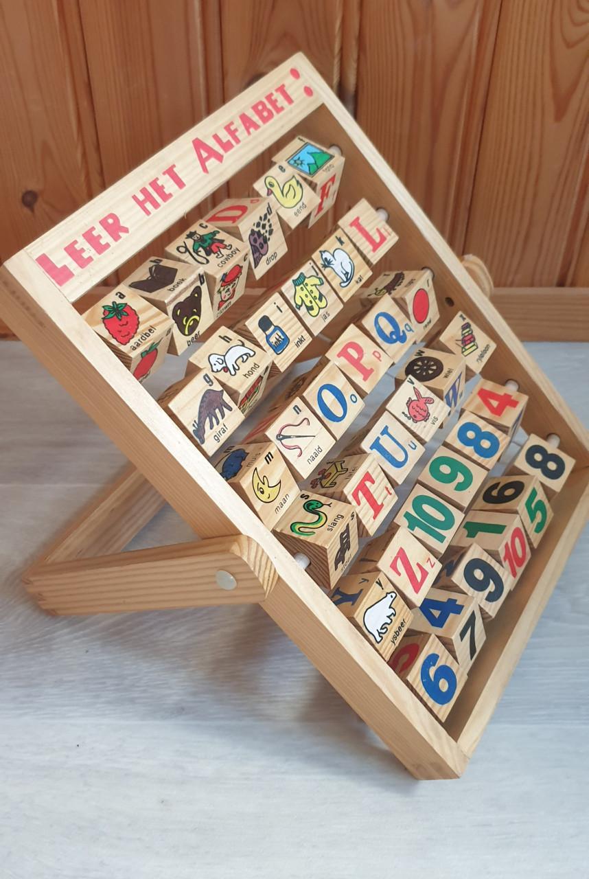 Leer het Alfabet - houten speelgoed