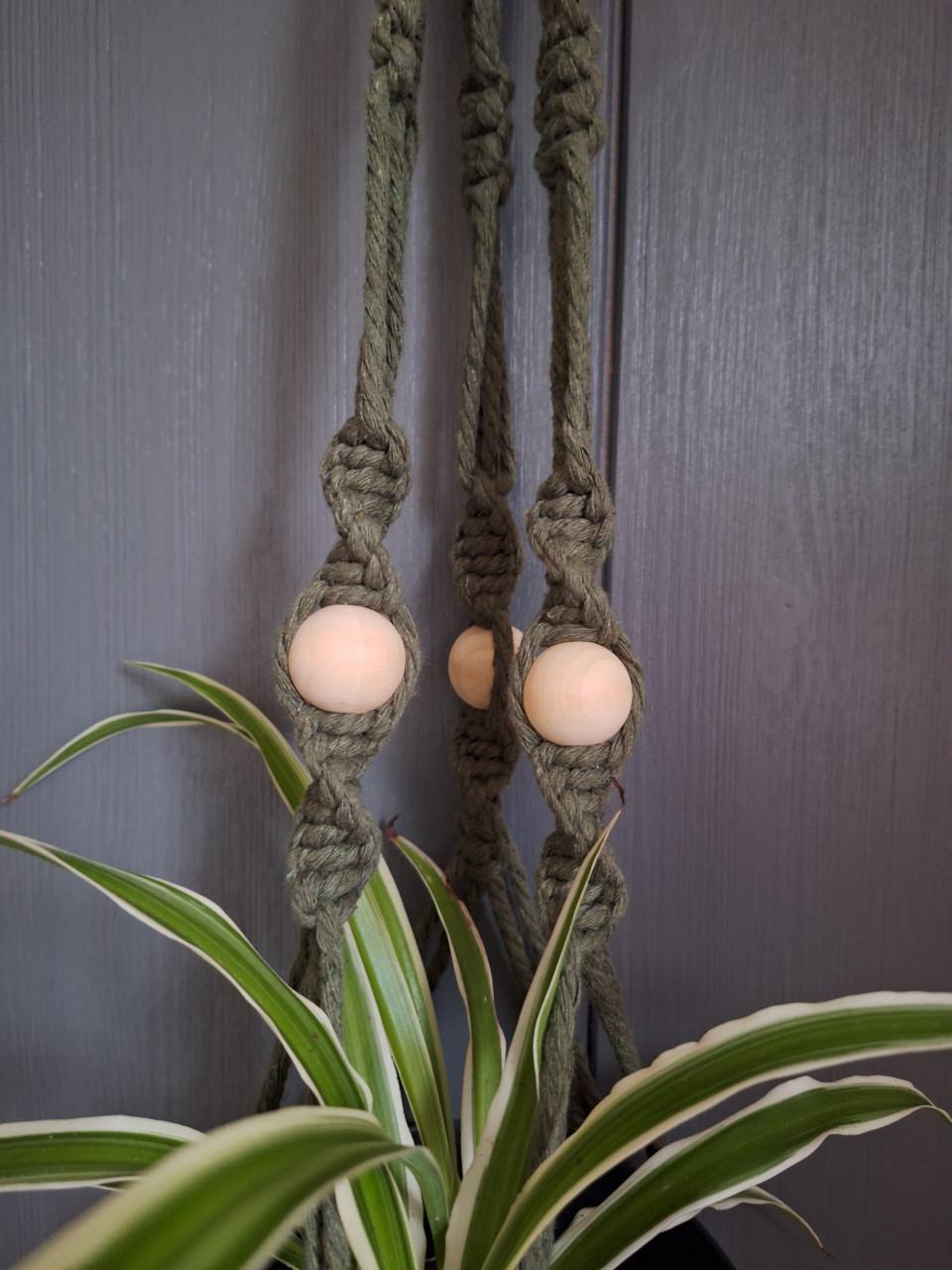 Macrame plantenhangers