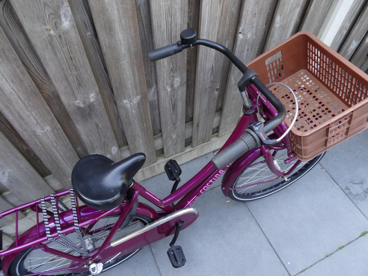 🌸 Cortina U4 Transport Meisjesfiets – 24 inch | Carmen Violet Gloss 💜