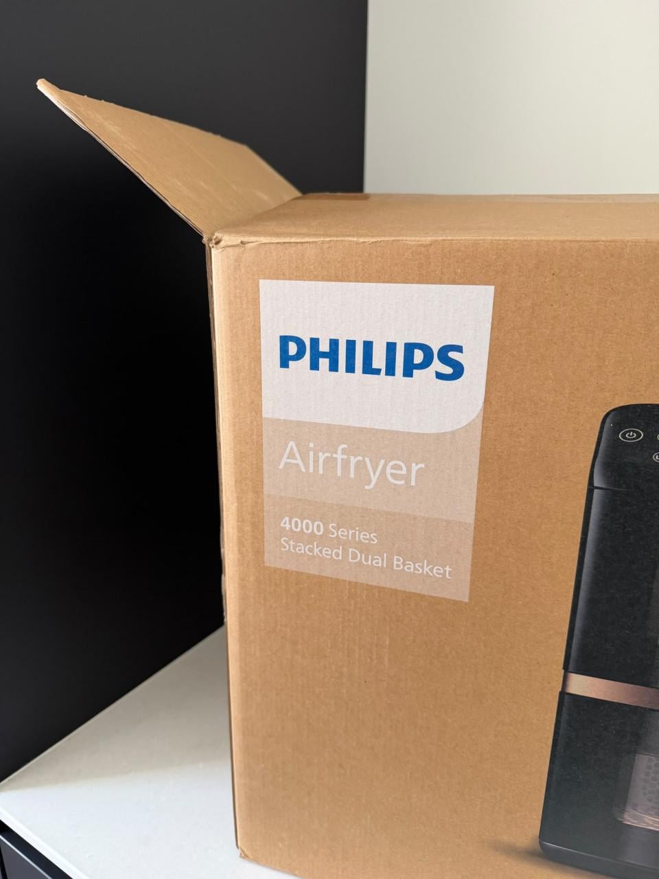 Philips Airfryer 4000 Series Stacked (zwart/goud)