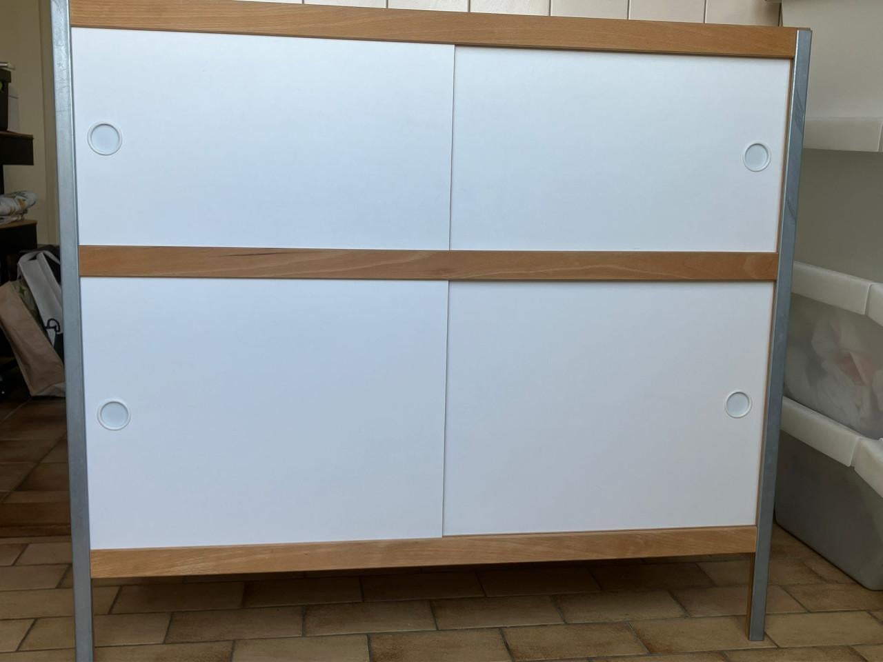 2 witte Kewlox kasten zgan ook per stuk te koop