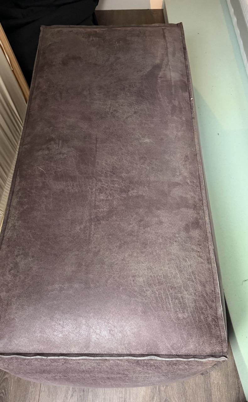 Luxe zit stoel met voetenbank