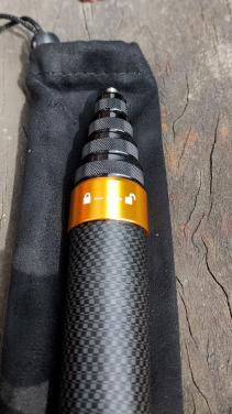 Nieuwe koolstofvezel Selfiestick van 290cm.