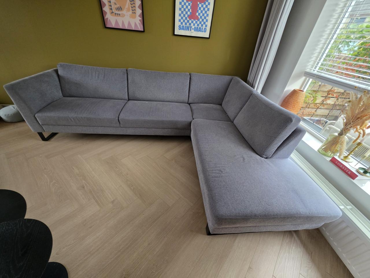 Hoekbank grijs
