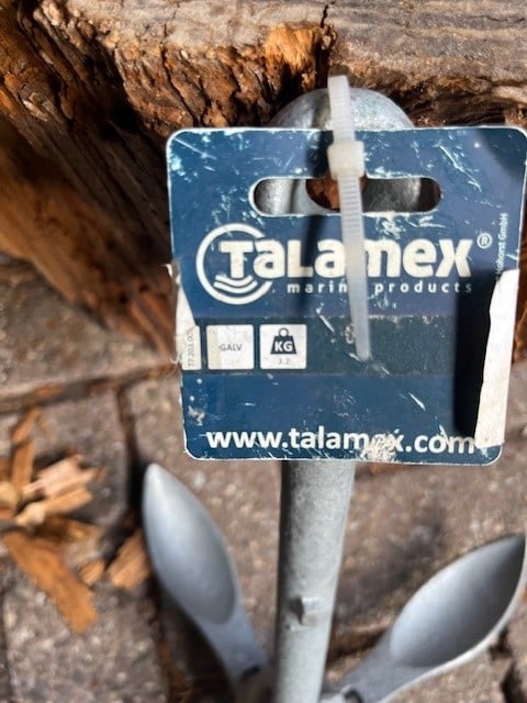 Ankers (NIEUW!) merk Talamex 3,2 en 6,0 kg