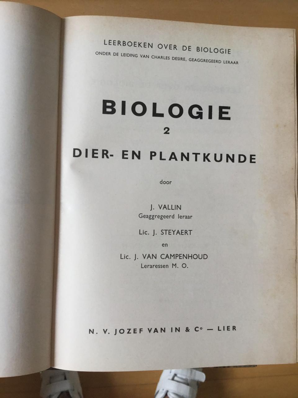 Biologie I-II-III J. Vallin, J. Van Campenhoud, J. Steyaert