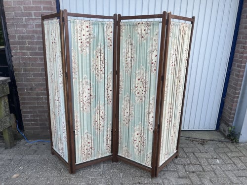 Kamerscherm, 4 panelen antiek