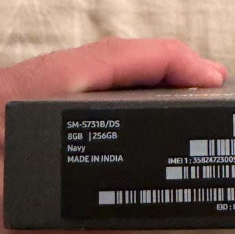 SAMSUNG Galaxy S25 FE 5G - 256 GB Donkerblauw - GESEALD -