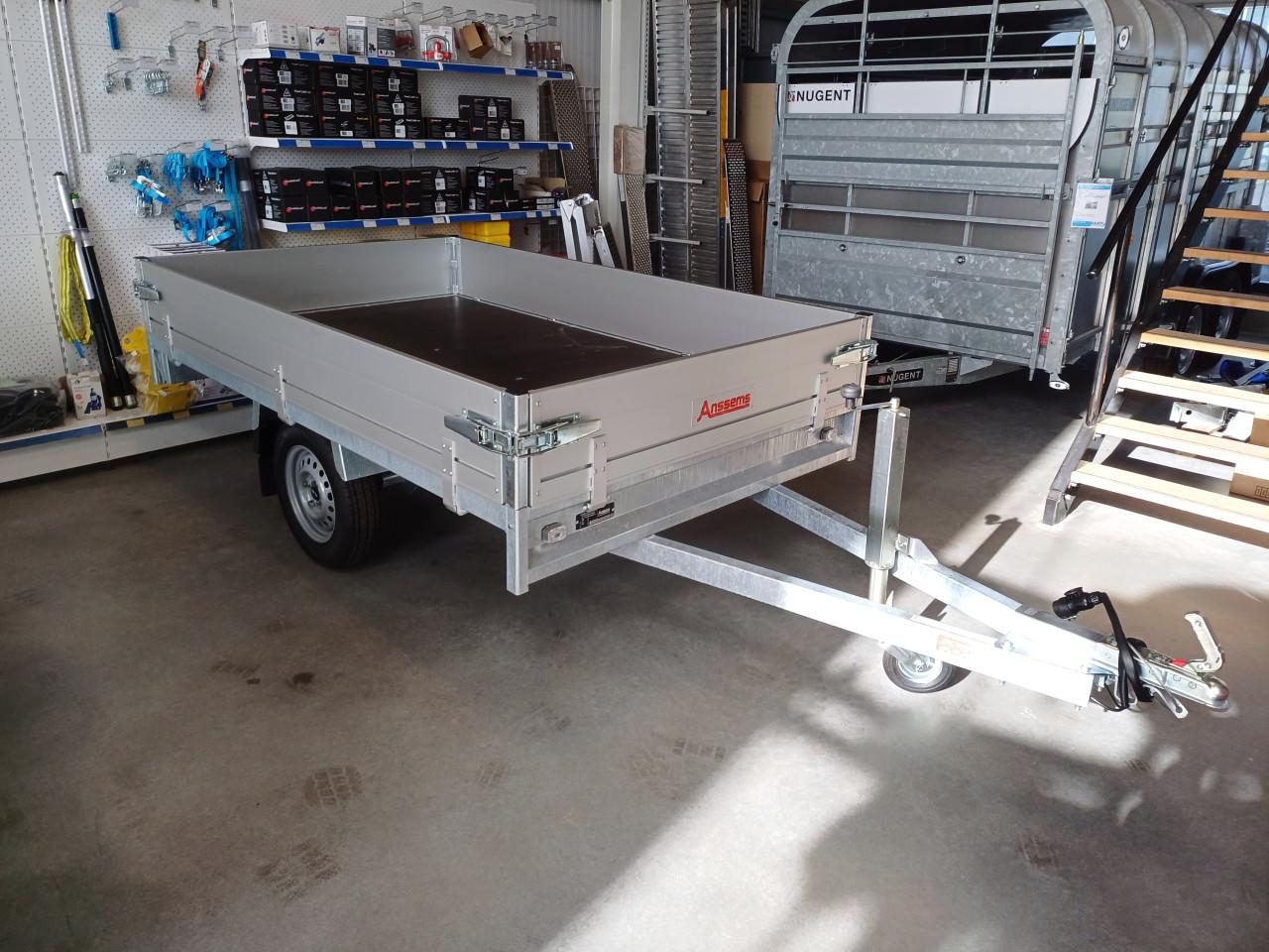 Nieuwe Anssems plateauwagen 251x153x30cm 750kg