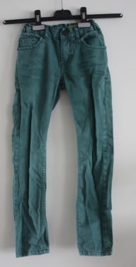 Groen jeans maat 128