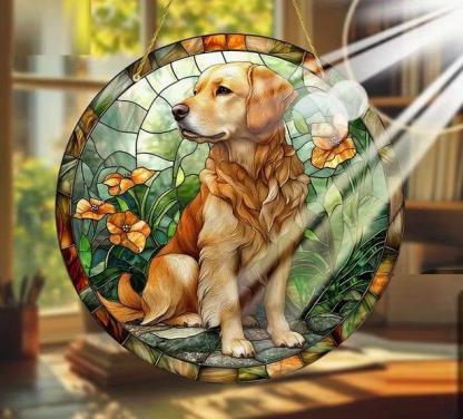 Raamhanger golden retriever