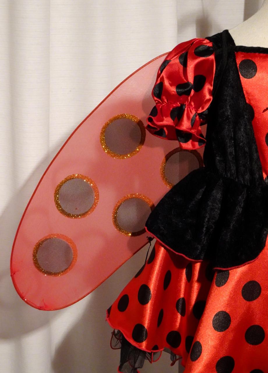 Nieuw Mt. 158-164 Lady Bug Lieveheersbeestje Jurk + Vleugels