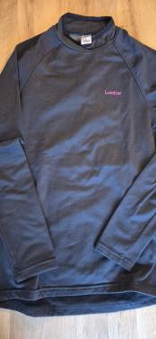 Ski pully zwart maat m