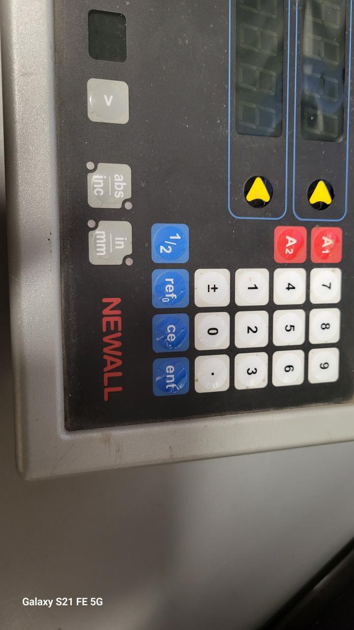 2 Kanaals digitale uitlezing voor draai en freesbank e.d.