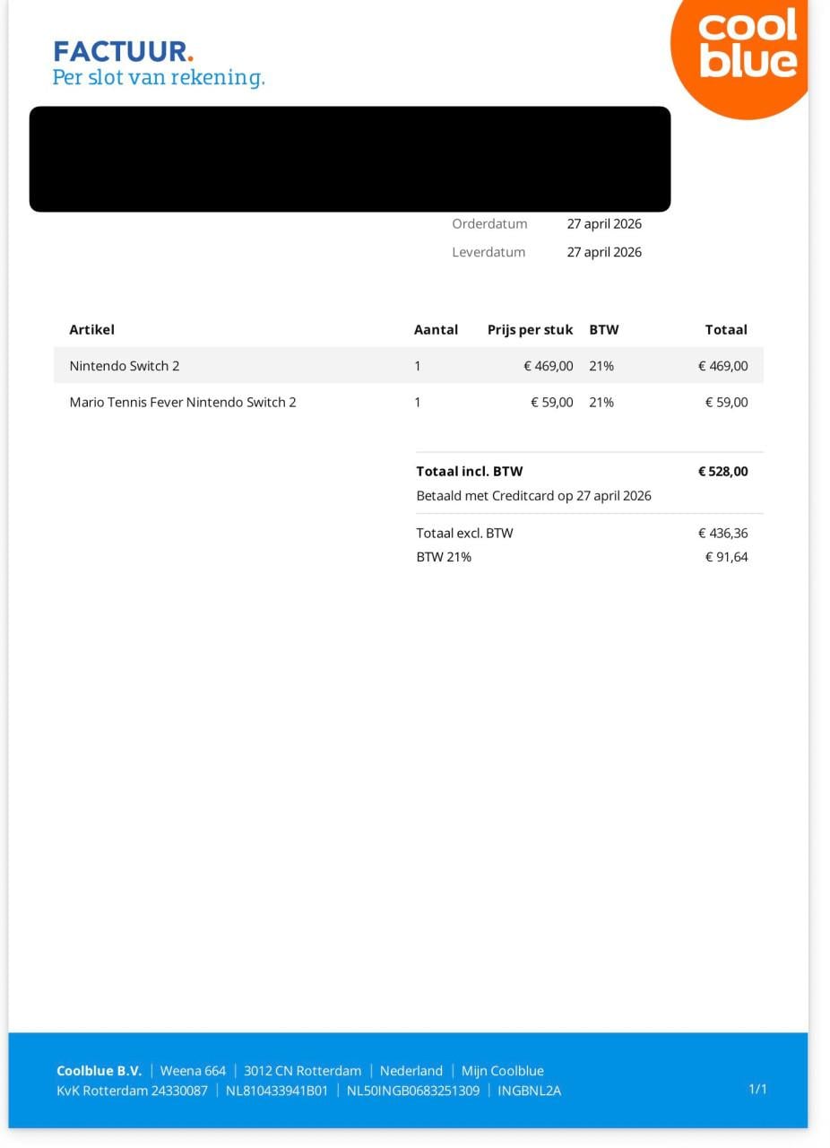 Nintendo Switch 2 + 4 games - zo goed als nieuw - compleet pakket