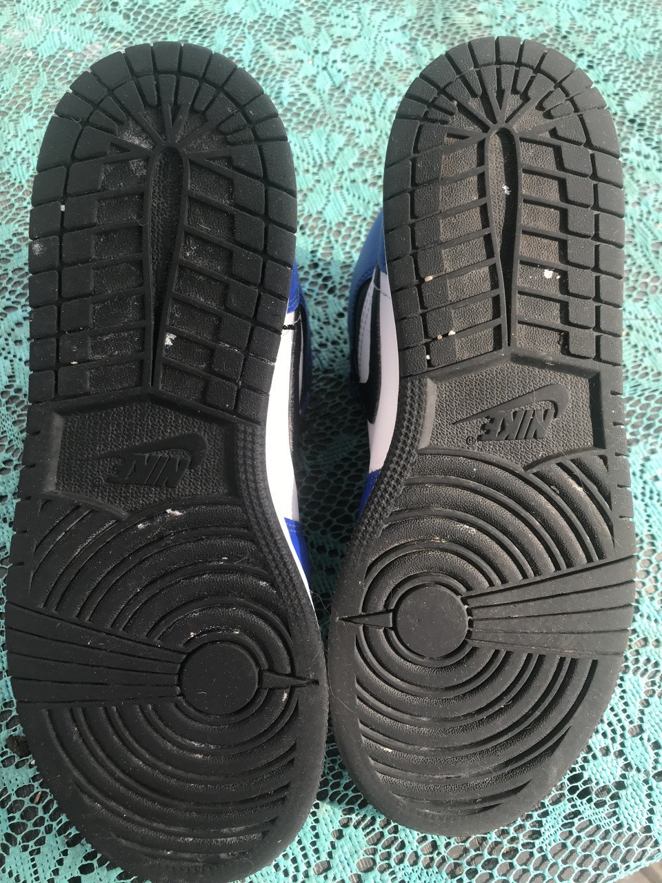 Nike Jordans blauw