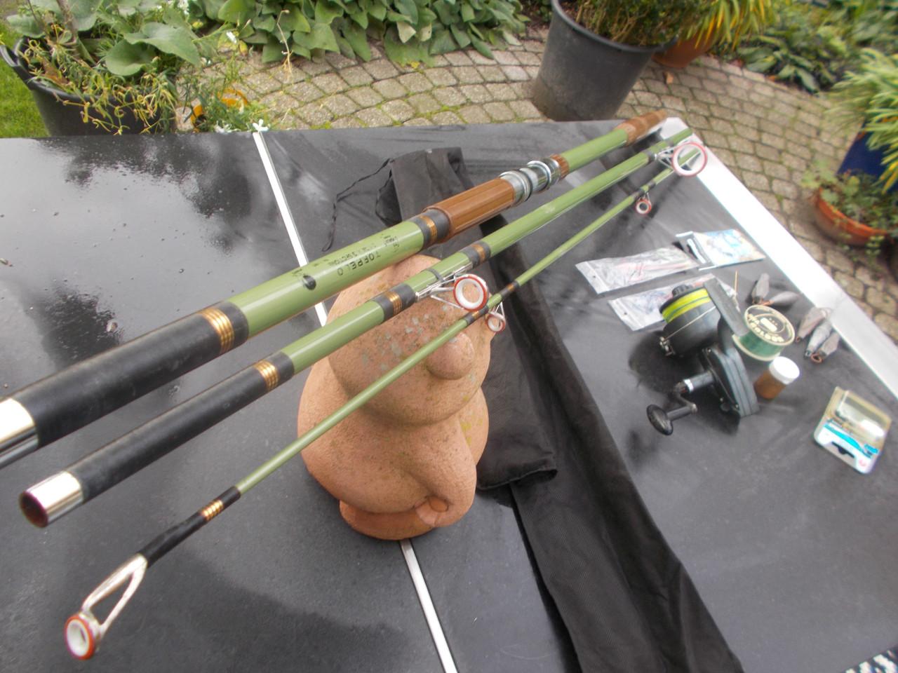 Complete  strand / zeehengelset in uitstekende staat