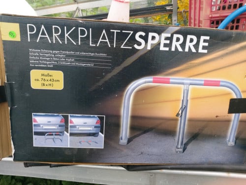 Parkeerbeugel neerklapbaar