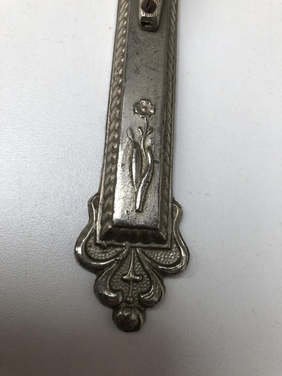 Mooie gedetailleerde metalen brocante crucifix / kruisbeeld