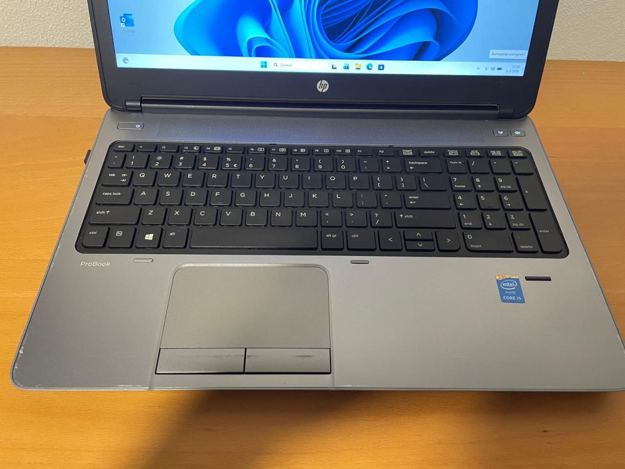 HP 15 inch laptop - met windows 11, SSD, 10GB RAM en Office