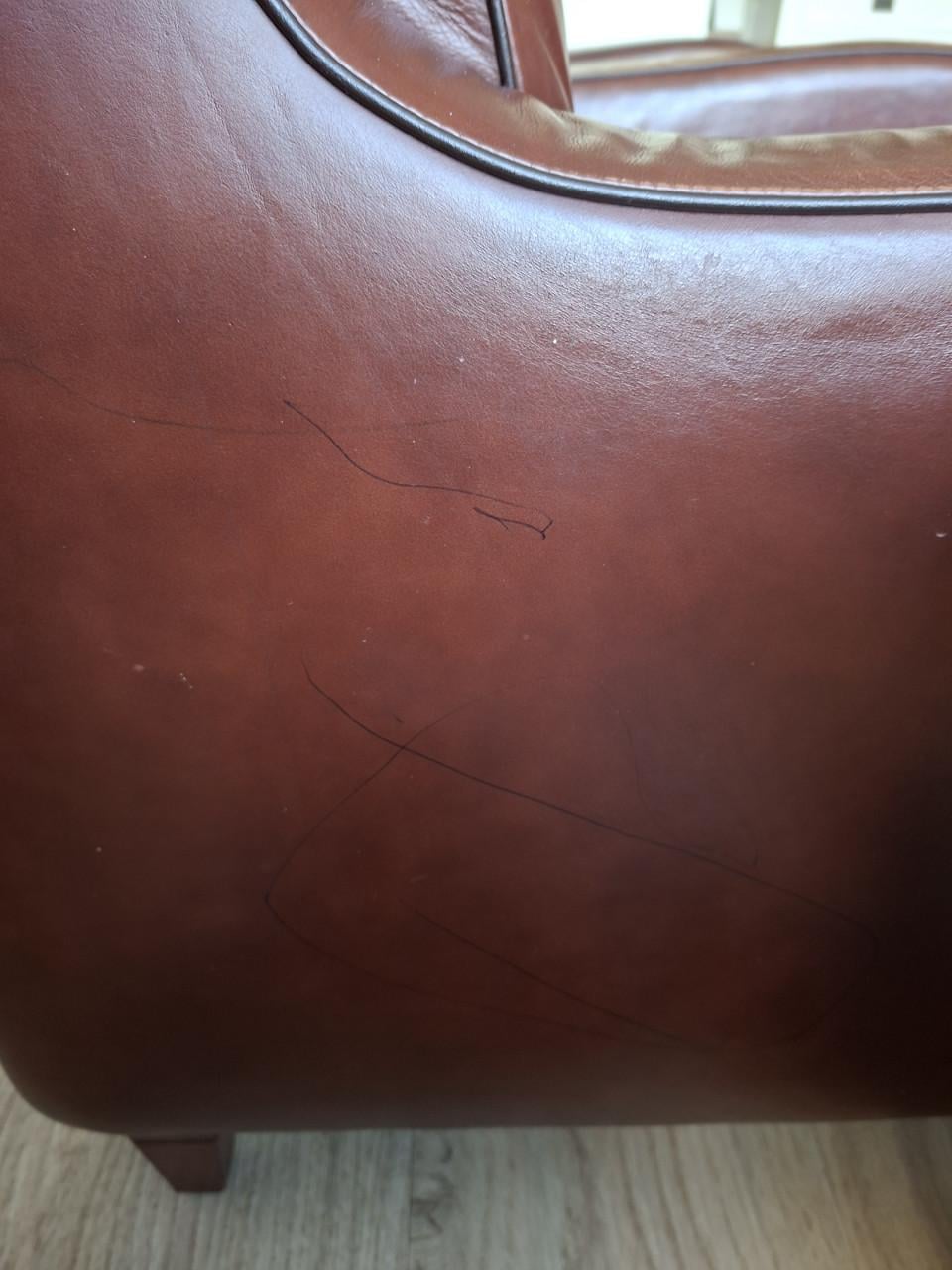 Schapenleren bank en stoelen