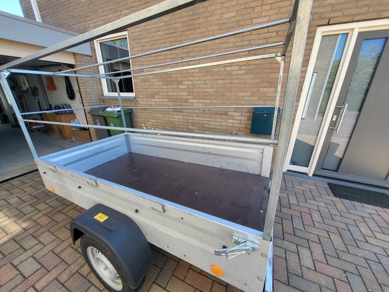 Bockmann aanhanger met huif (kantelbaar)