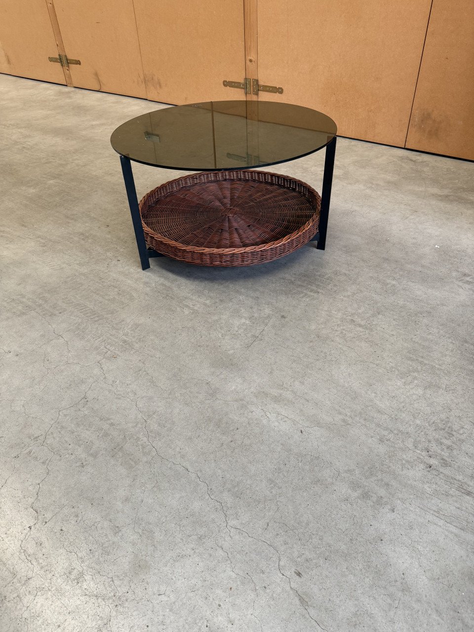 Vintage ronde salontafel Rohé Noordwolde