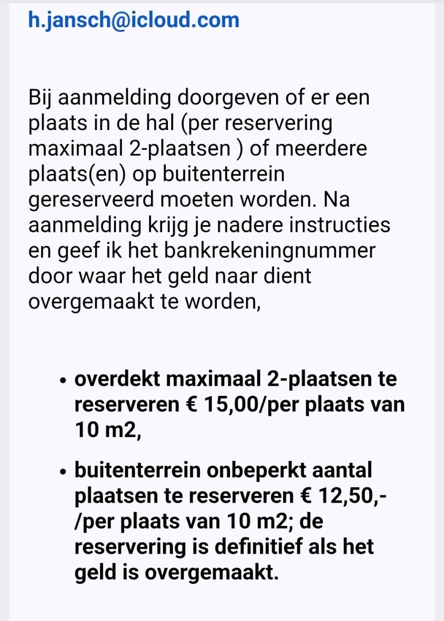 Grandioze rommelmarkt. Inschrijven kan!