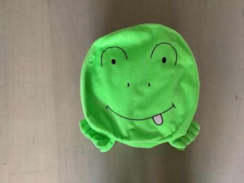 Kikker kussen / zitzak afmeting 25 cm hoog 35cm doorsnee €5