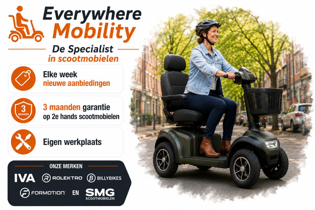 🛵 Elke week nieuwe scootmobiel-aanbiedingen!