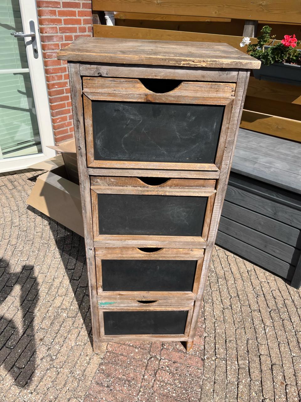 Ladenkast hout
