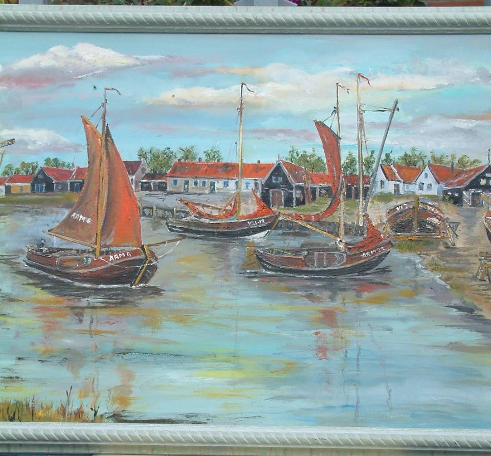 Arnemuiden Haven -werf [ toen nog met de echte scheepswerf ]