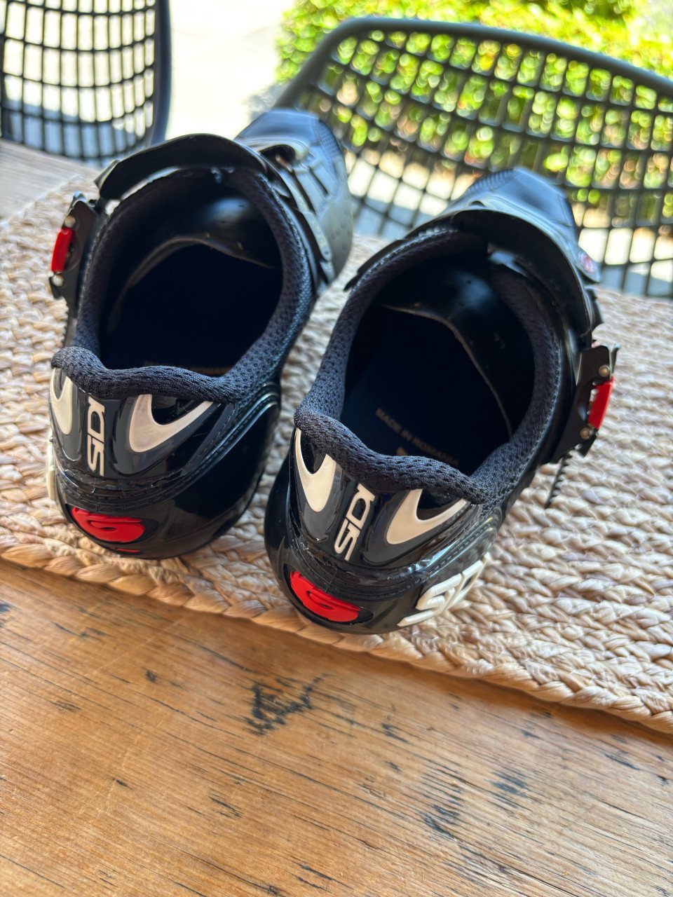Sidi racefietsschoenen maat 46 vallen klein als 44,5/45